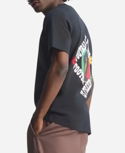 Adidas x Bob Marley 2026 Football Is Freedom Black T-Shirt