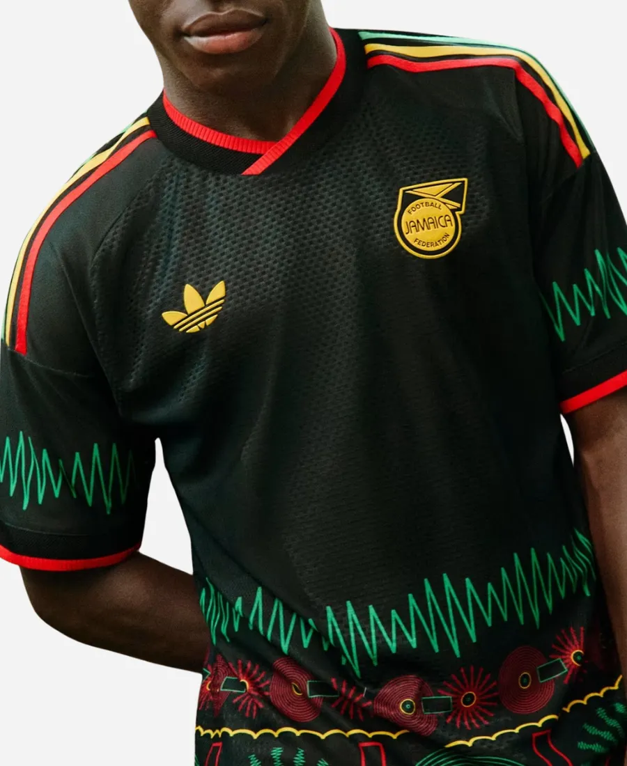 Adidas x Bob Marley Jamaica 26 Away Authentic Jersey Adidas x Bob Marley Jamaica 26 Away Authentic Jersey
