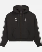 Adidas x Willy Chavarria LA Full Zip Hoodie In Black
