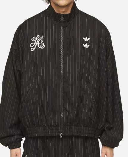 Adidas x Willy Chavarria Pinstripe Track Jacket