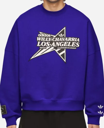 Adidas x Willy Chavarria Star Logo Crewneck Sweatshirt