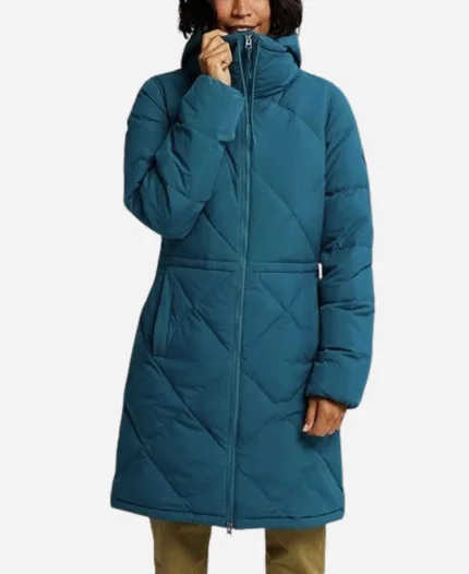 Adriana Russo Finding Her Edge Puffer Coat - Blue