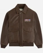 Aime Leon Dore World’s Borough Leather Flight Jacket