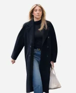 Alice Campello Milan 2026 Double-Breasted Black Wool Coat
