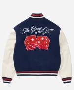 All-Star Blue And White Varsity Jacket