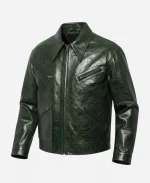All-Star Game Ludacris Leather Jacket In Dark Green