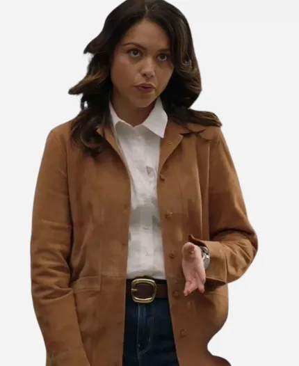 Angela Lopez The Rookie Brown Jacket