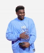Anthony Edwards 2026 NBA All-Star Standard Issue MVP Basketball Long-Sleeve Coastal Nike Blue Top
