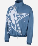 Anthony Edwards MVP Celebration Nike Blue Track Jacket