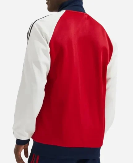 Arsenal Adidas 25-26 Track Top Jacket - Red And White