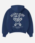 As Good As Any Pullover Black & Blue Hoodie
