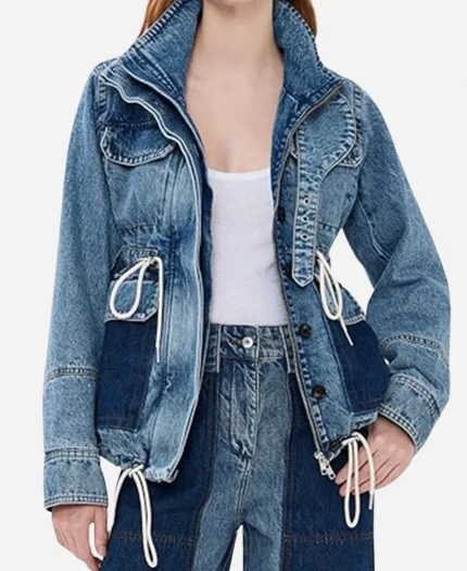 Athena Grant 9-1-1 S09 Blue Denim Jacket - Jacket Era