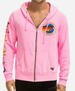 Aviator Nation Austin Pink Hoodie