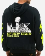 Aviator Nation x Super Bowl LX 2026 Black Pullover Hoodie