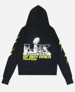 Aviator Nation x Super Bowl LX 2026 Black Zip Hoodie