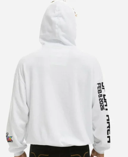 Aviator Nation x Super Bowl LX 2026 White Hoodie