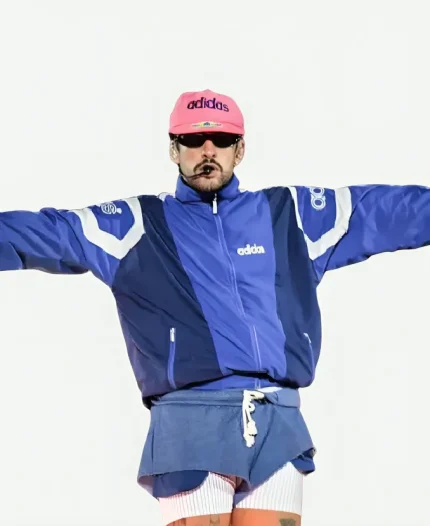 Bad Bunny 2026 World Tour Adidas Blue Track Jacket