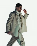 Bad Bunny Mexico Tour Beige Suit