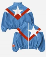 Bad Bunny Puerto Rico Star Blue Jacket - Jacket Era