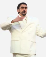 Bad Bunny Super Bowl 2026 All‑white Blazer