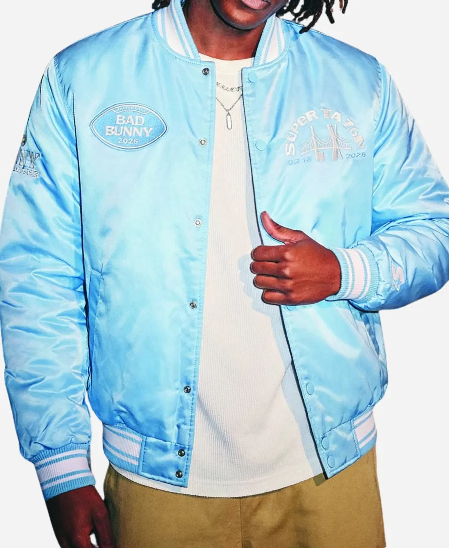 Bad Bunny Super Tazón Starter Jacket Bad Bunny Super Tazón Starter Jacket