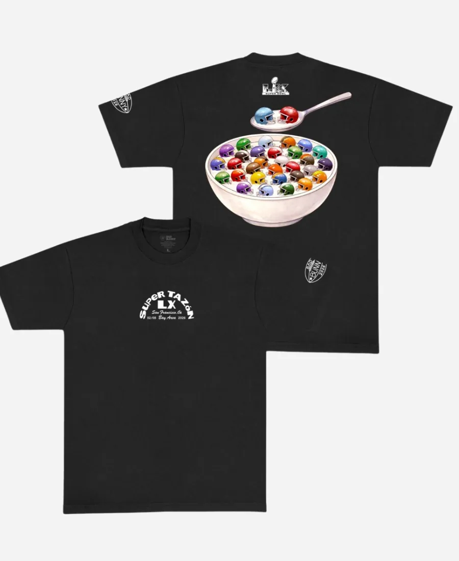 Bad Bunny x Super Tazón Cereal Bowl T-Shirt Bad Bunny x Super Tazón Cereal Bowl T-Shirt