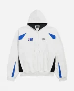 Balenciaga x NBA Collaboration Oversized Hoodie In White
