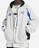 Balenciaga x NBA White Oversized Hoodie