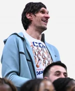 Basketball Game 2026 Nike Blue Tech Fleece Track Jacket