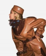Beyonce Super Bowl LX Brown Coat
