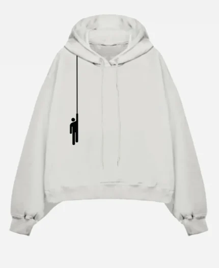 Billie Eilish Hanging Blohsh White Pullover Hoodie