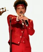 Bruno Mars Grammys 2026 Red Blazer