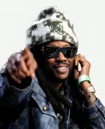 Burna Boy 2026 NBA All-Star Game Denim Jacket