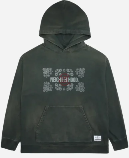 CLOT x Neighborhood Olive Hoodie