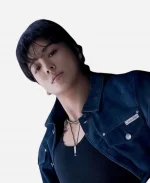 Calvin Klein Spring 2026 Jung Kook Blue Denim Jacket