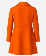 Carrie Preston Elsbeth Orange Coat - Jacket Era