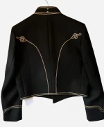 Celine × Hedi Slimane FW20 Spencer Military Black & Gold Jacket