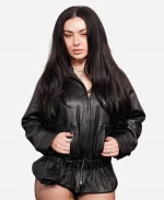 Charli XCX The Moment Premiere Leather Jacket