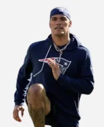 Christian Gonzalez Patriots Super Bowl LX Hoodie