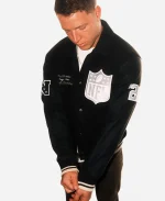 Christian McCaffrey 2026 Pro Bowl Games Black Varsity Jacket