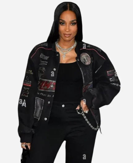 Ciara Super Bowl Party Bomber Jacket - Jacket Era