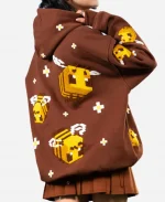 Cool Shirtz x Minecraft Bee Brown Pullover Hoodie