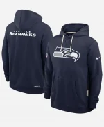 Cooper Kupp Seattle Seahawks NFL 2026 Super Bowl LX Nike Sideline Navy Blue Hoodie