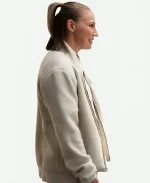 Courtney Vandersloot Chicago Med S11 White Sherpa Jacket