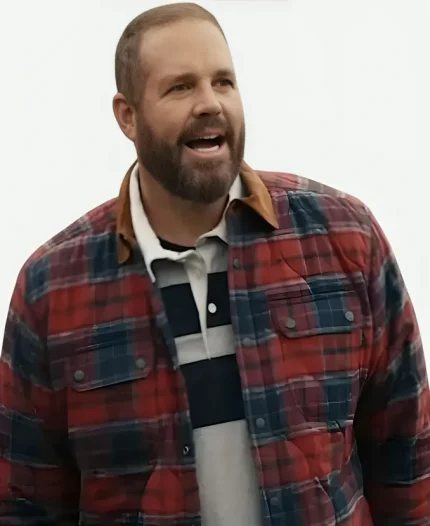 David Denman Movie Joy Ride 2023 Joe Sullivan Plaid Jacket