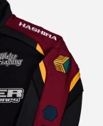 Demon Slayer Giyu Tomioka Racing Jacket In Red & Black