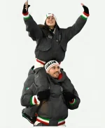 EA7 Team Italy Winter Olympics 2026 Grey Jacket - Jacket Era