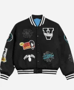 Eddie Brock Venom Black Varsity Jacket