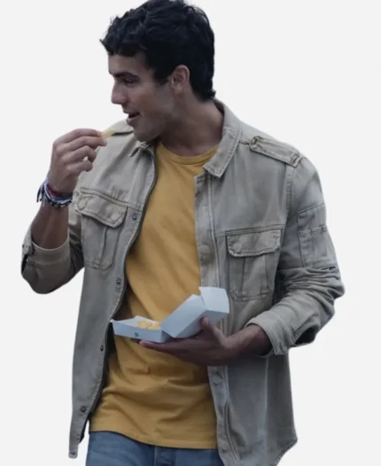 Edu Serra Idols 2026 Oscar Casas Brown Cotton Jacket