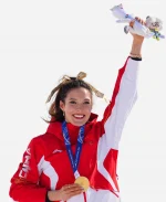 Eileen Gu Ailing 2026 Winter Olympics Team China Ice Hock­ey Jacket